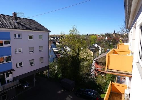 Aussicht vom Balkon
