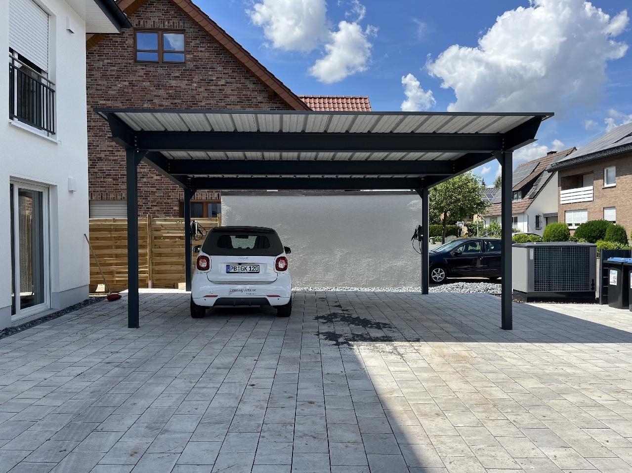 Carport mit Wall Box
