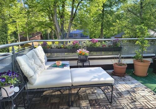 Terrasse Zugang Schlafzimmer