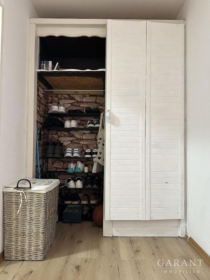 Garderobe.