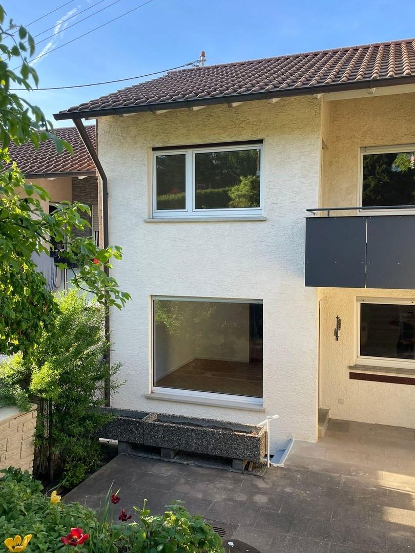 Blick auf das Haus von Süden