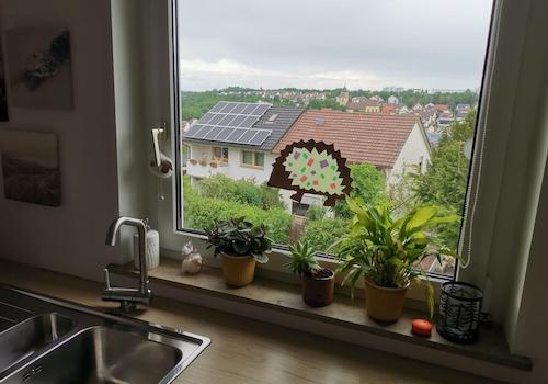 Fernsicht aus der Küche