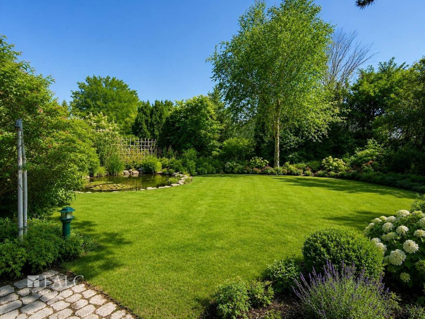 Blick in den Garten (KI generiert)