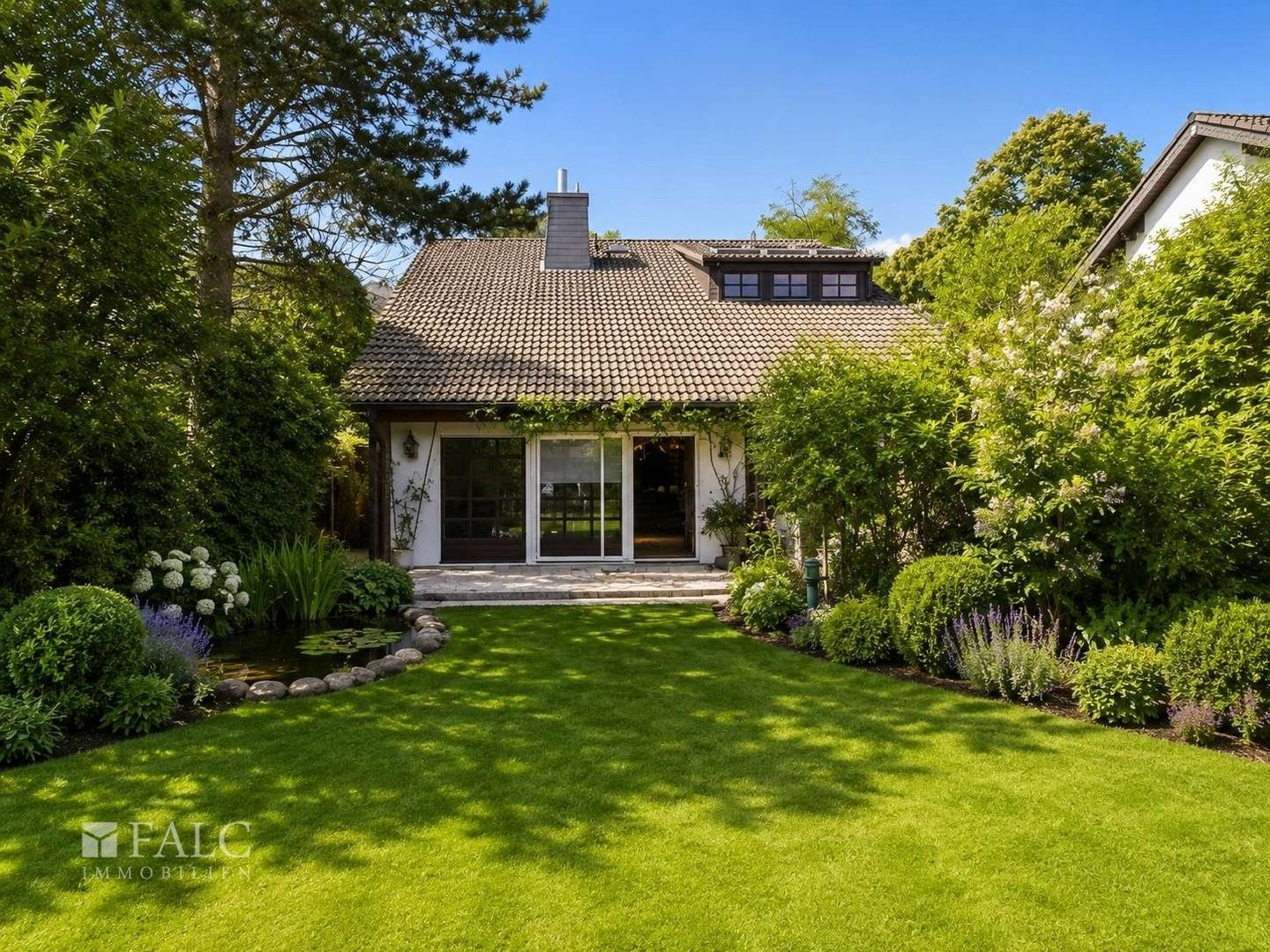 Außenansicht Gartenseite (KI generiert)