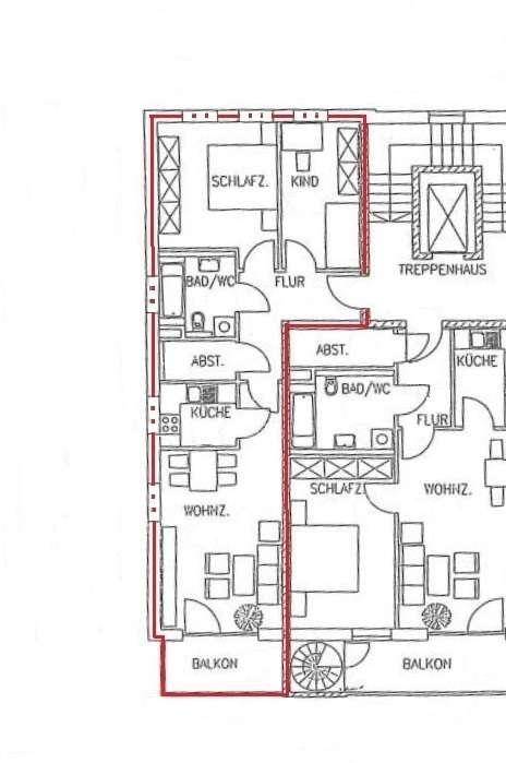 Grundriss WE 3