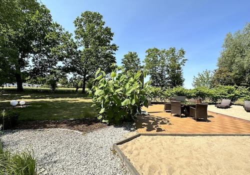 Südwestterrasse Ferienwohnung