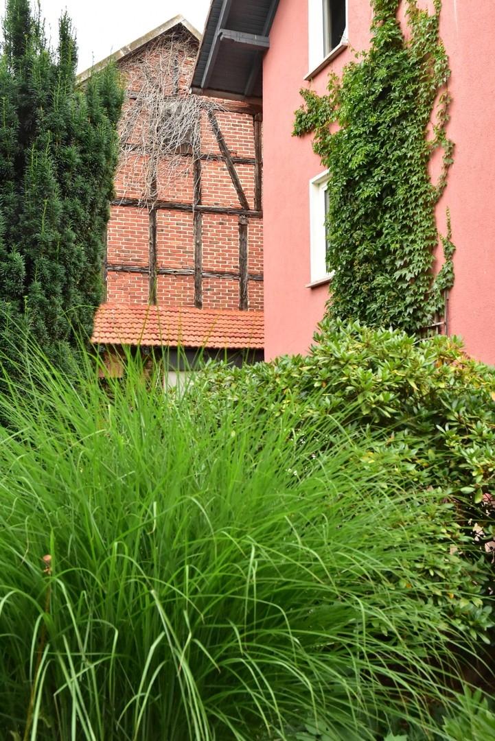 Gartenanlage Sicht Scheune