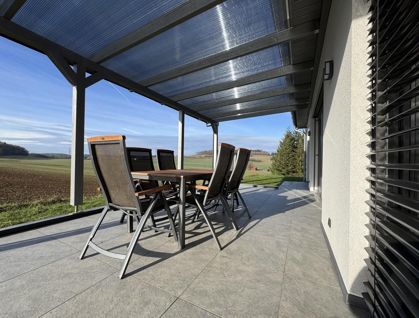 Überdachte Terrase