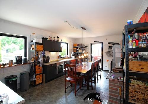 Wohnküche mit Terrassenzugang