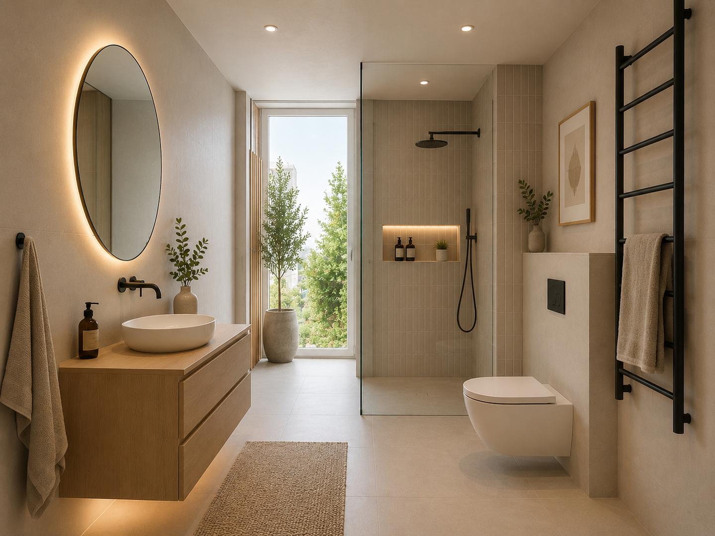 Badezimmer - virtuell eingerichtet