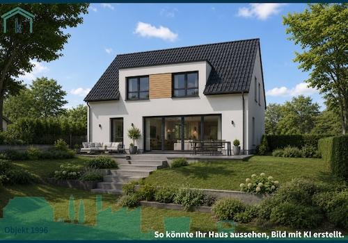 Rückansicht Hausvisualisierung
