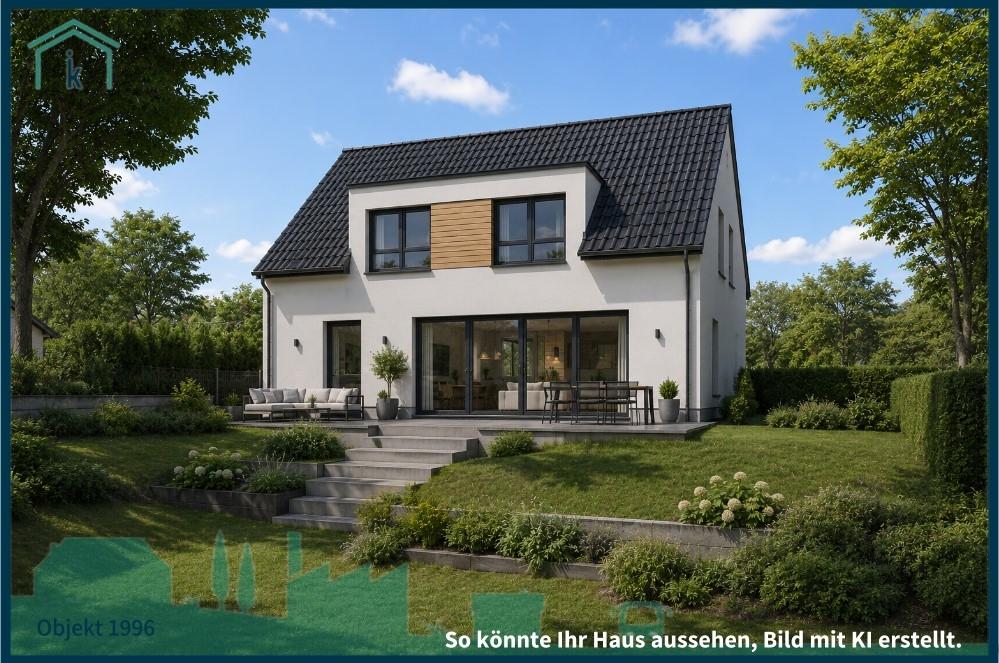 Rückansicht Hausvisualisierung