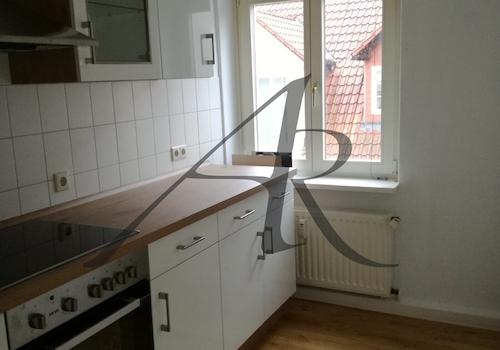 Küche mit Einbauküche