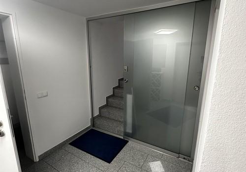 Glastür Abtrennung Einl.whg