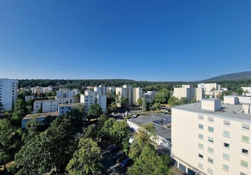 Blick vom Balkon