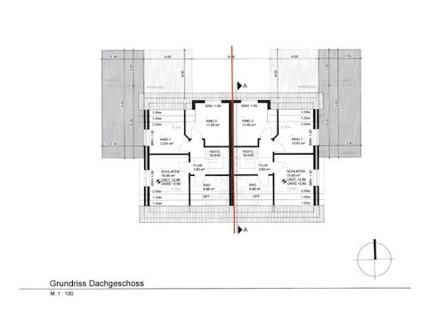 Grundriss Obergeschoss