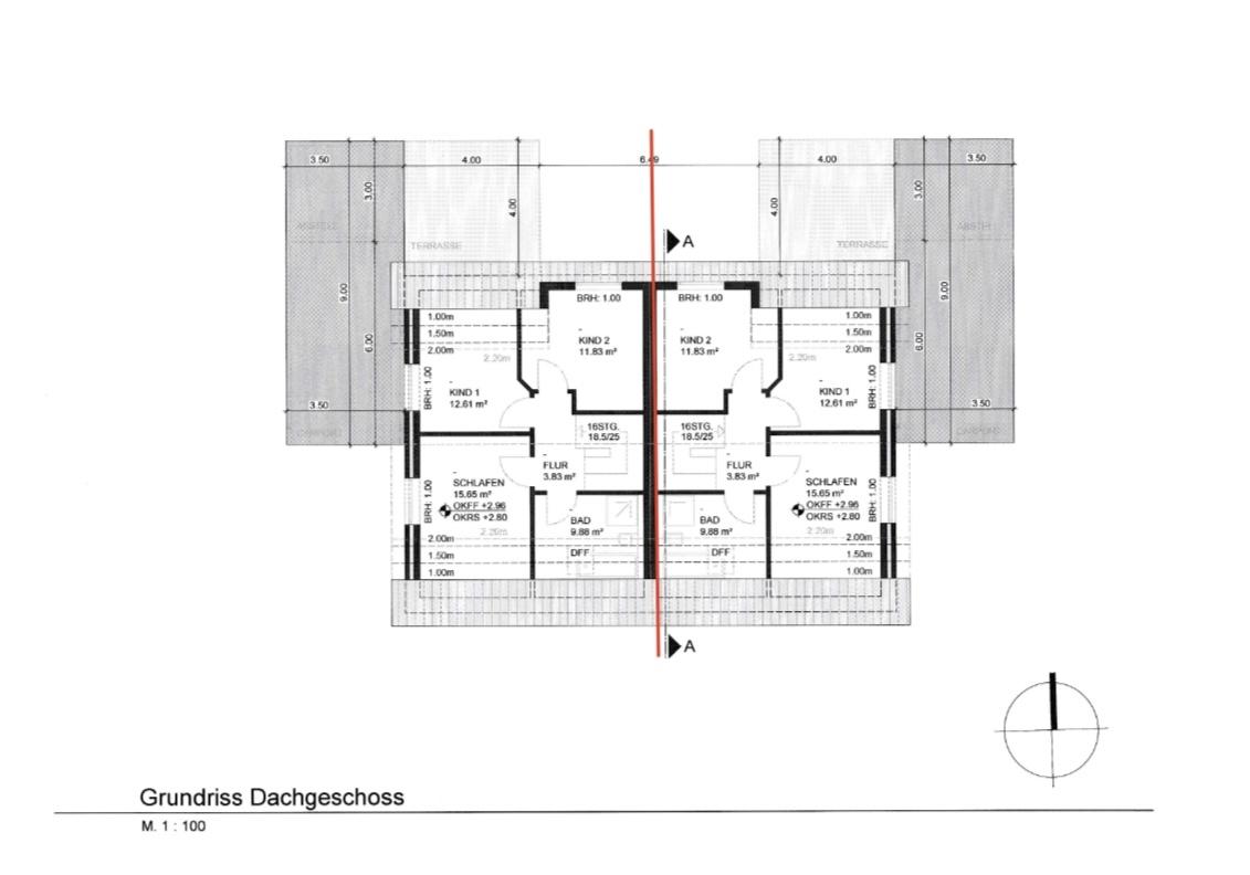 Grundriss Obergeschoss