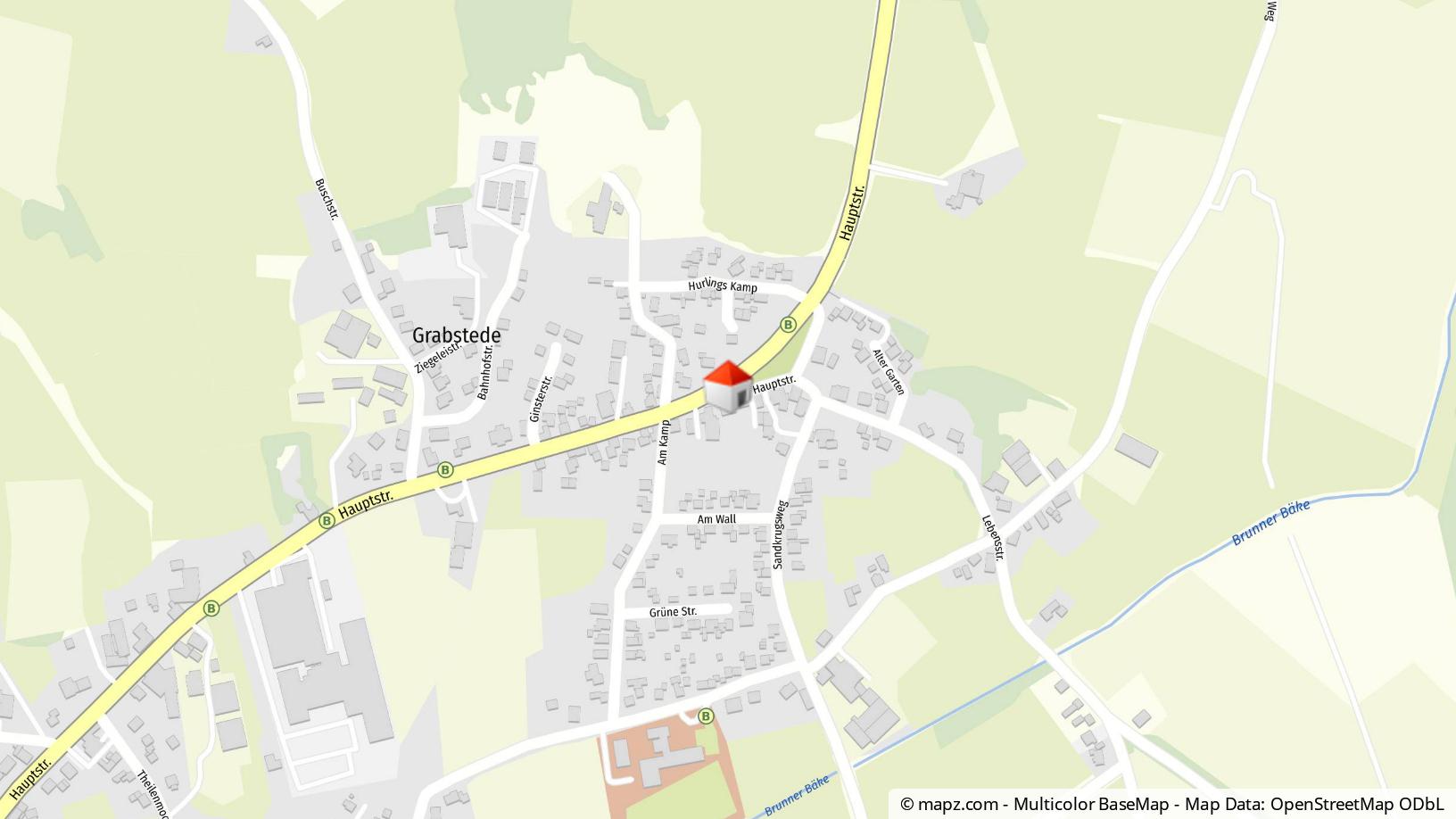 Geolyzer Kartenausschnitt