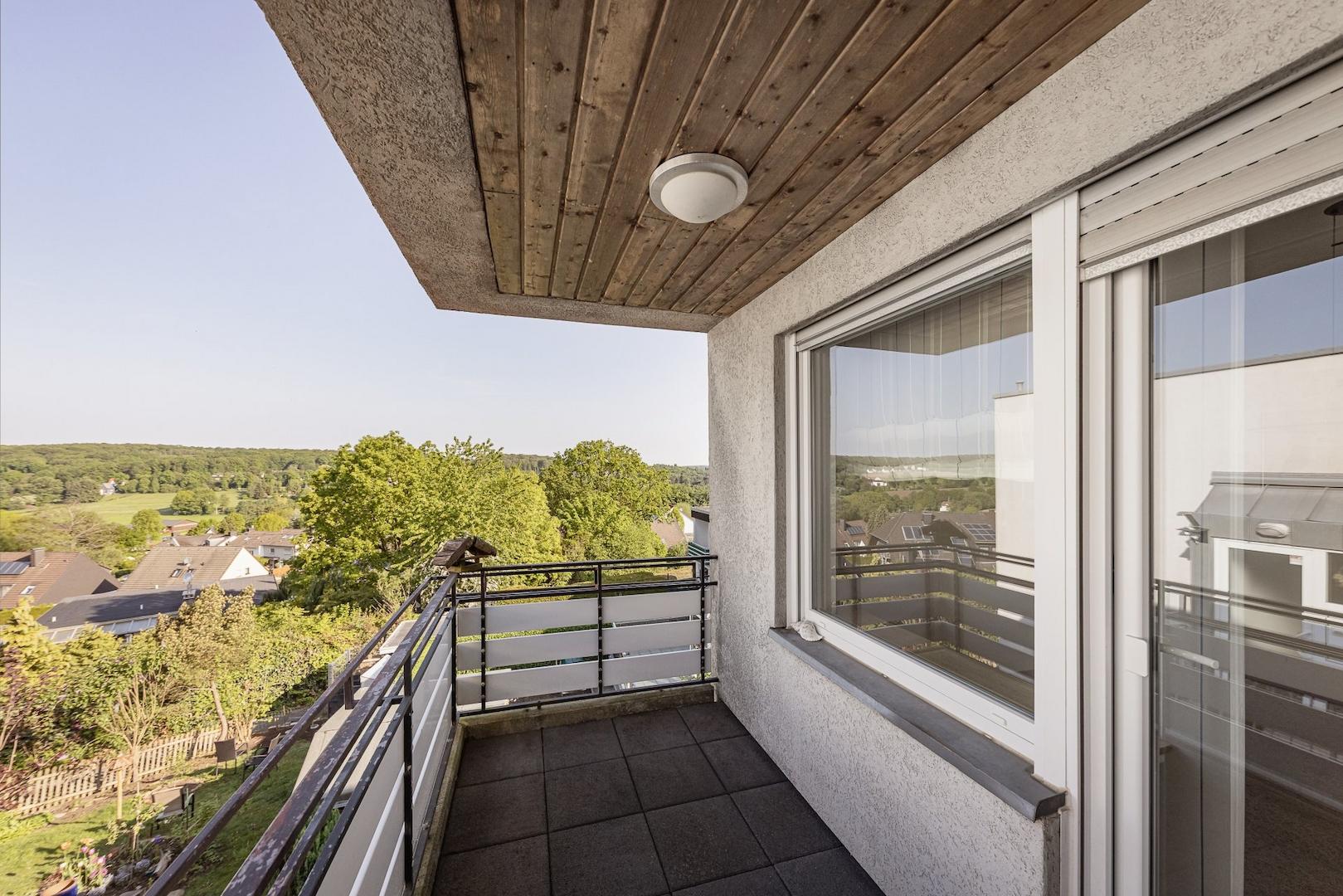 traumhafte Aussicht vom Balkon