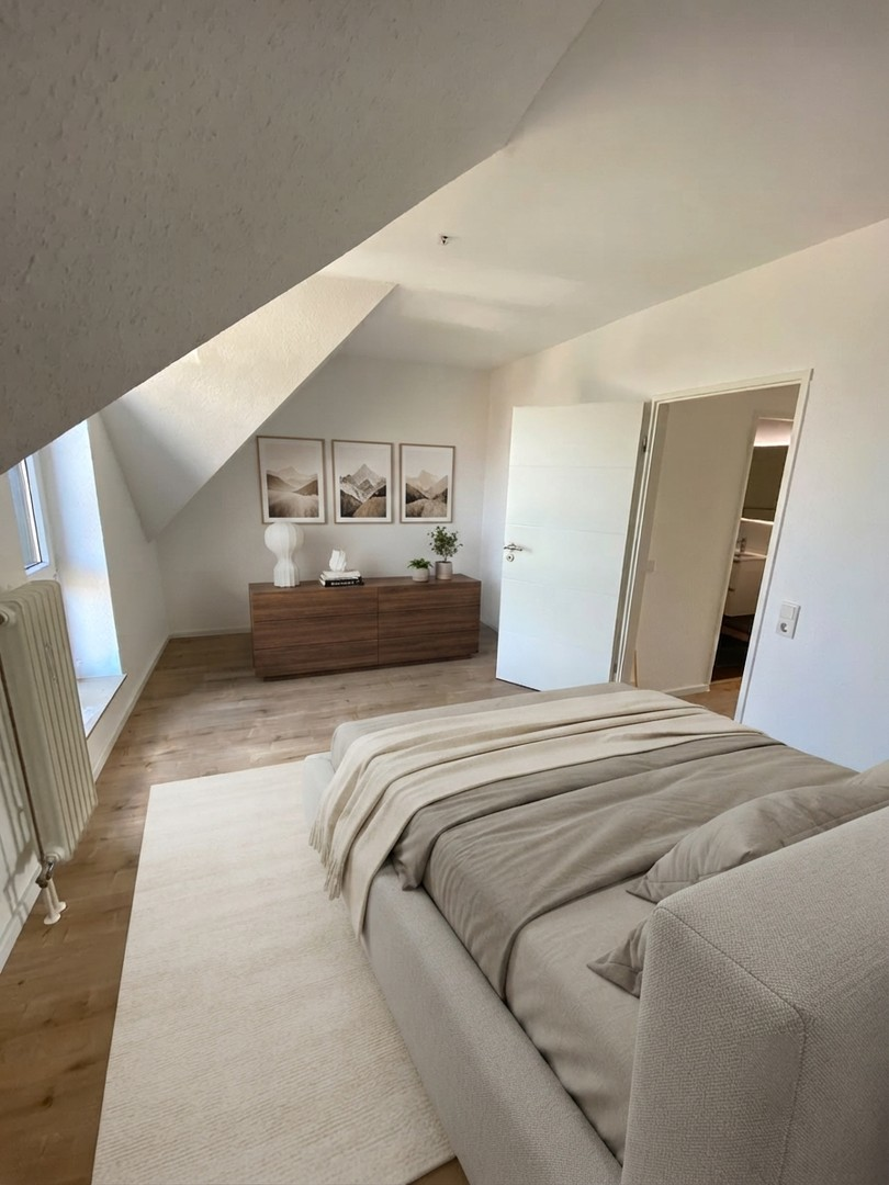 Schlafzimmer 1 (KI-möbliert)
