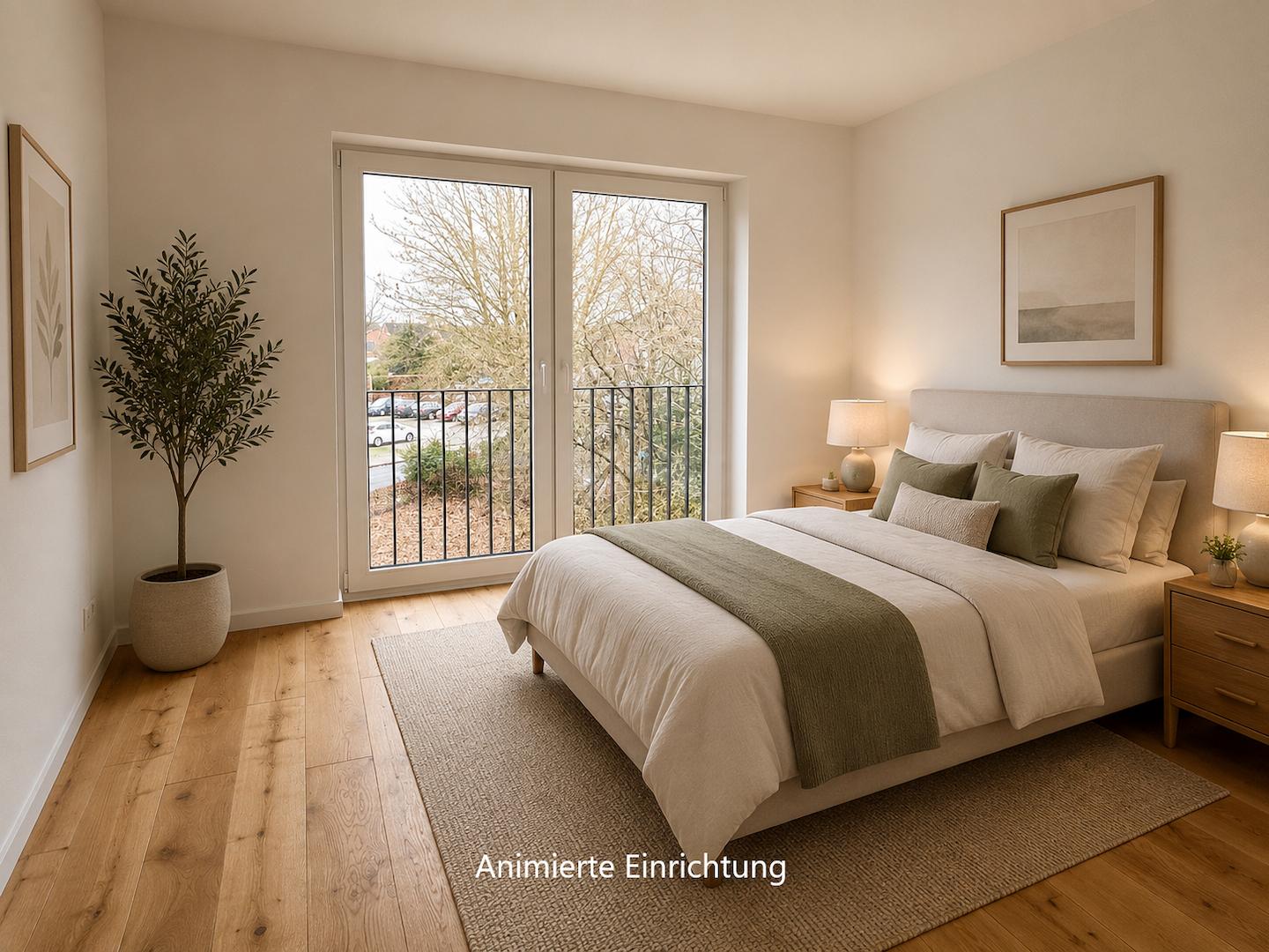 Schlafen virtuell eingerichtet