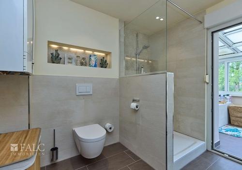 Begehbare Dusche 
