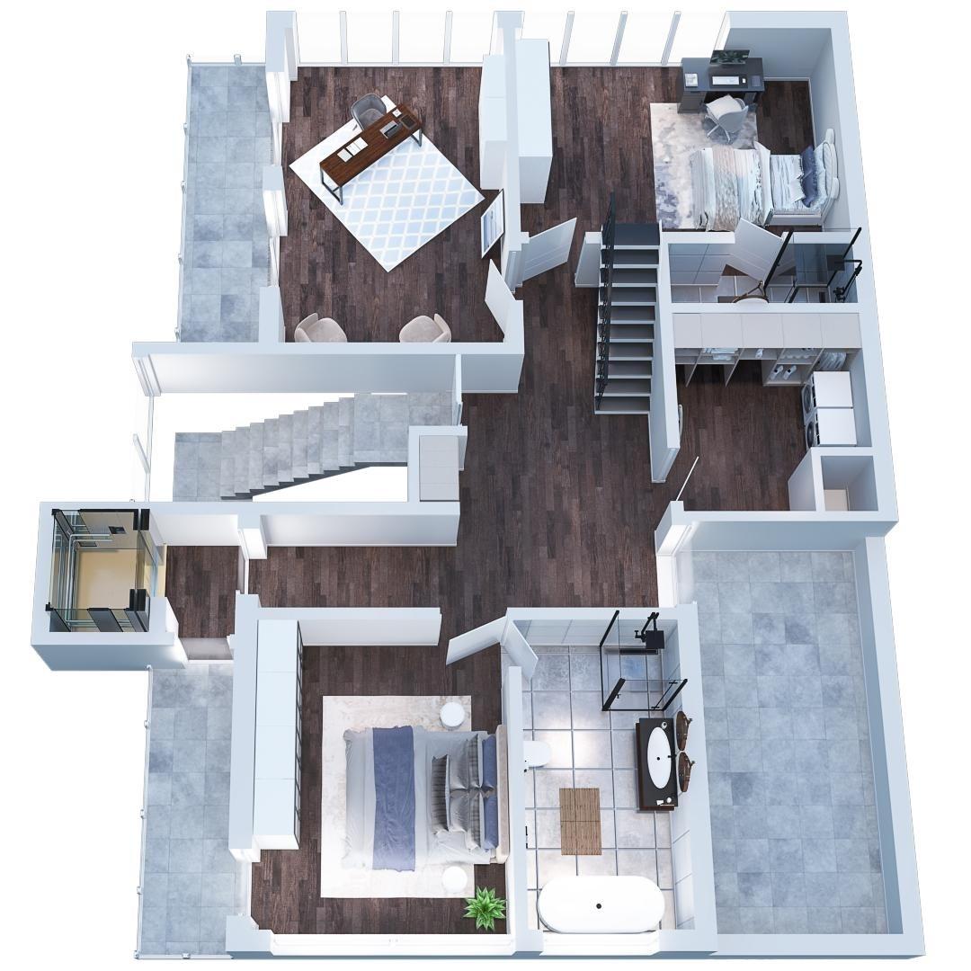 3D Grundriss 4.OG