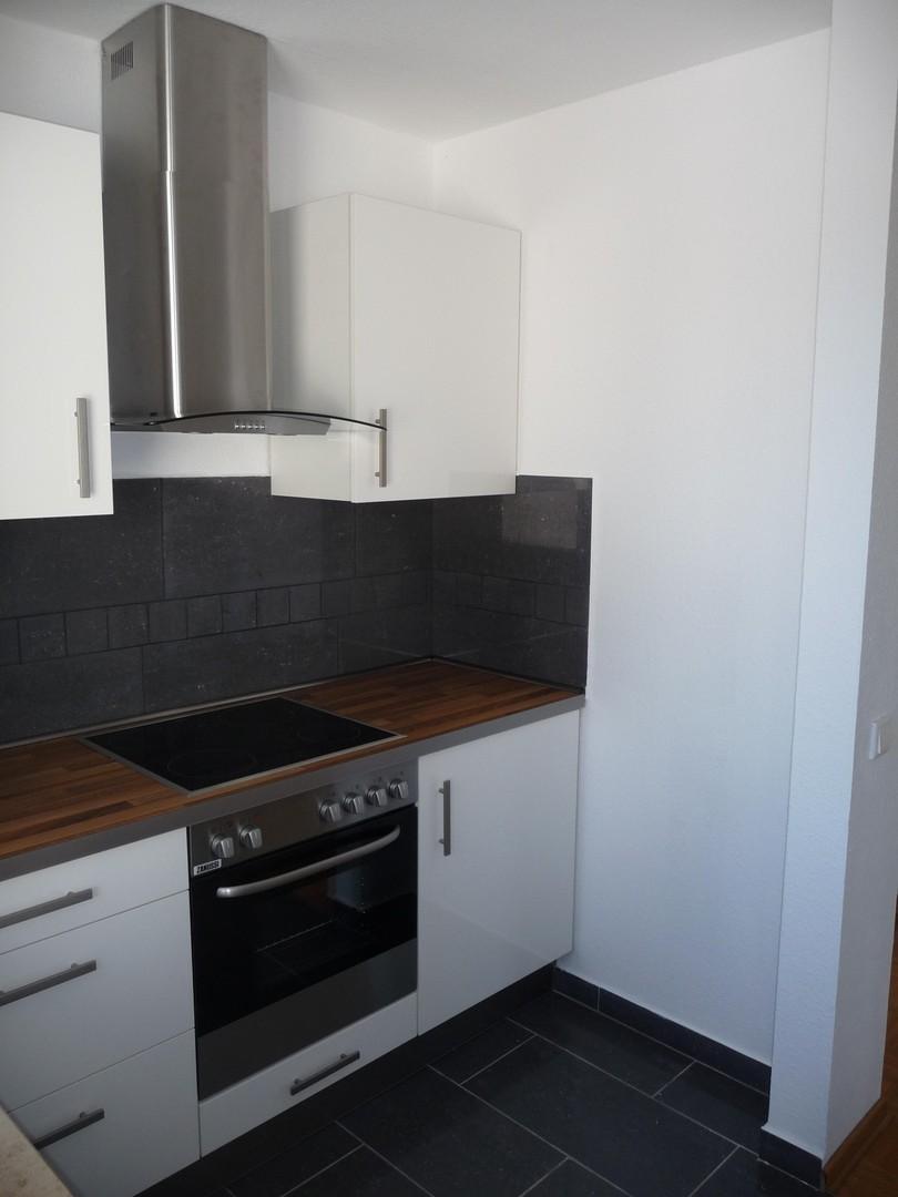 Kochbereich + Kühlschrank