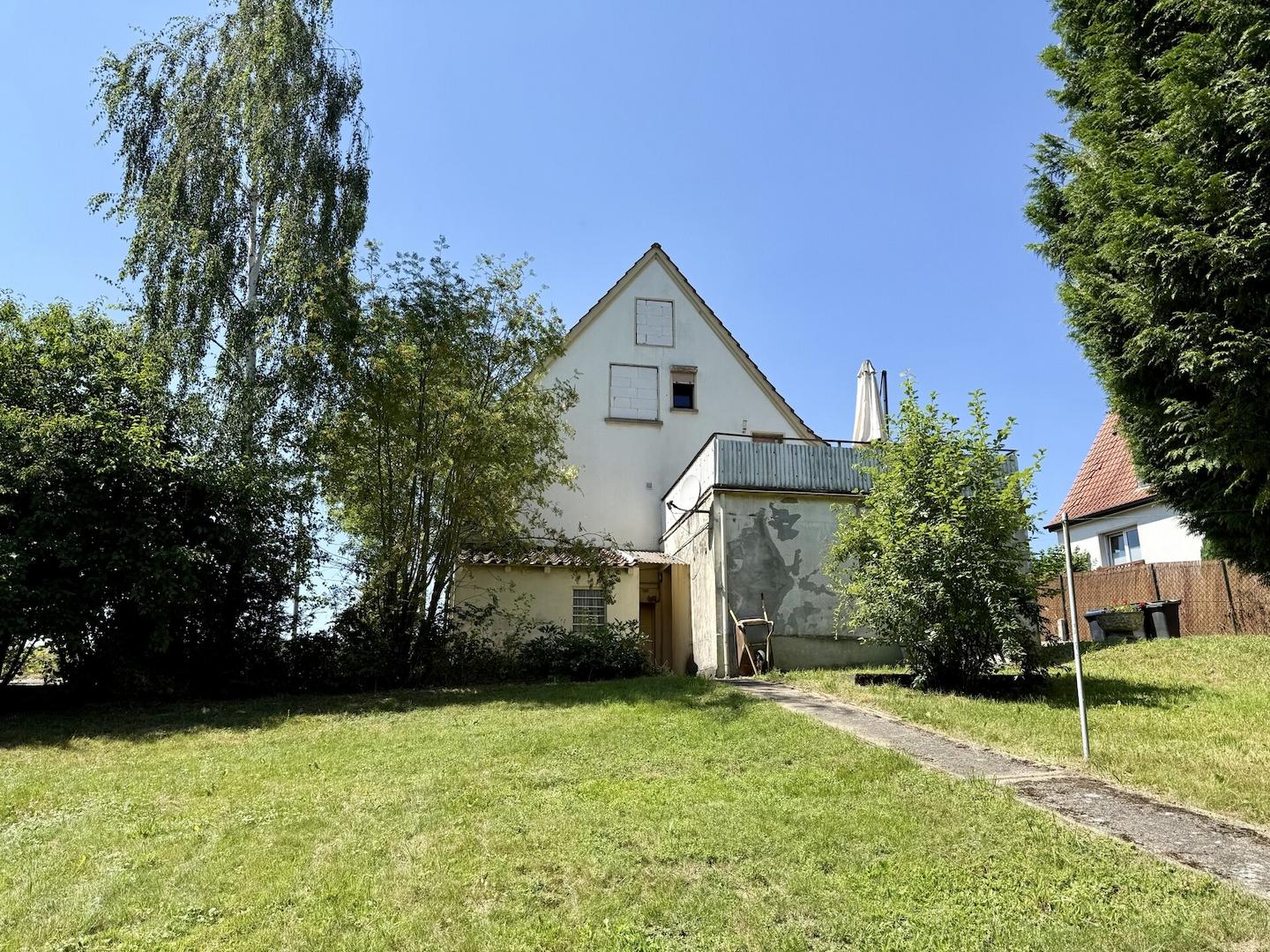 Rückansicht Wohngebäude