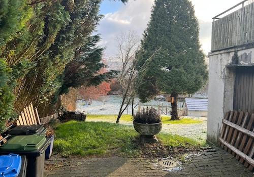 Garten im Winter