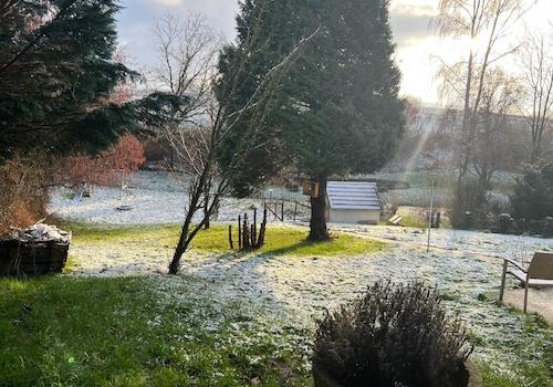 Garten im Winter