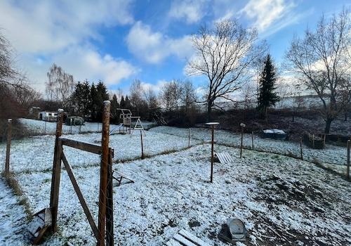 Garten im Winter