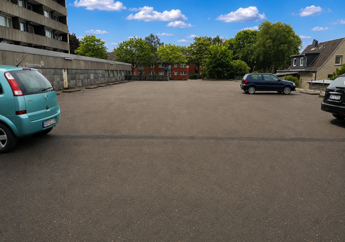 Parkdeck mit 35 Stellplätze
