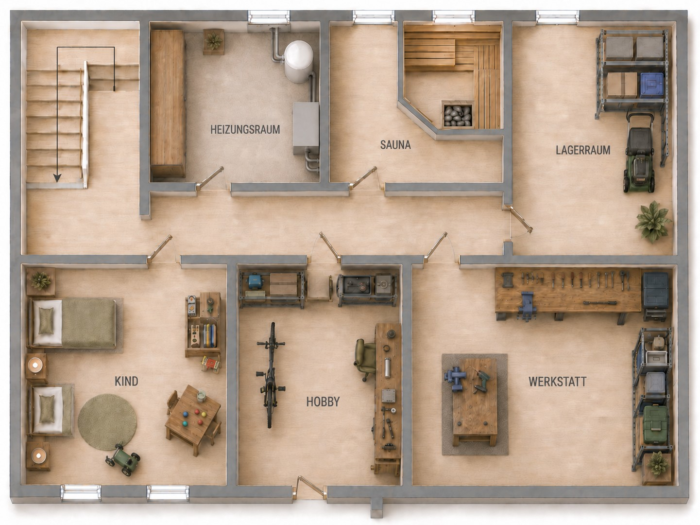 Grundriss UG