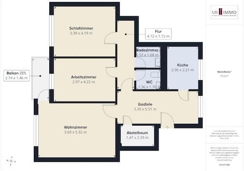 Wohnungsgrundriss