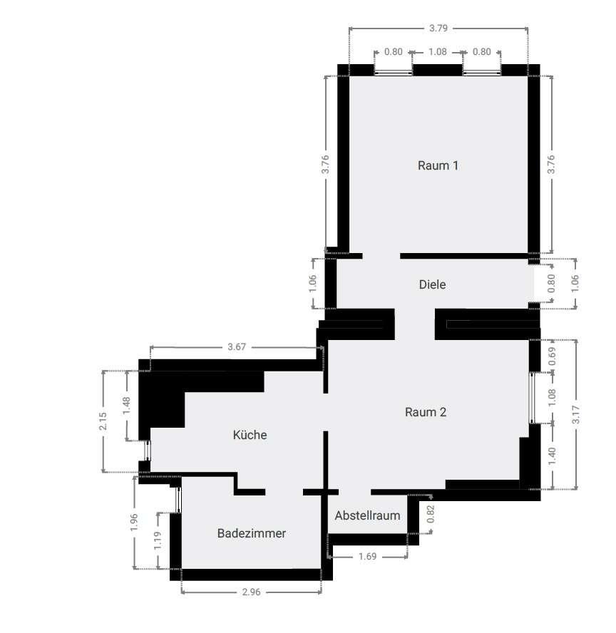 Grundriss UG (Souterrain)