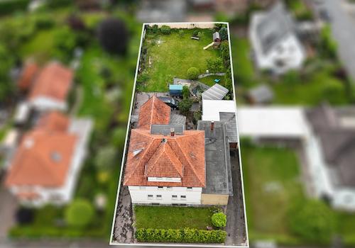 Grundstück mit rund 1.080 m²