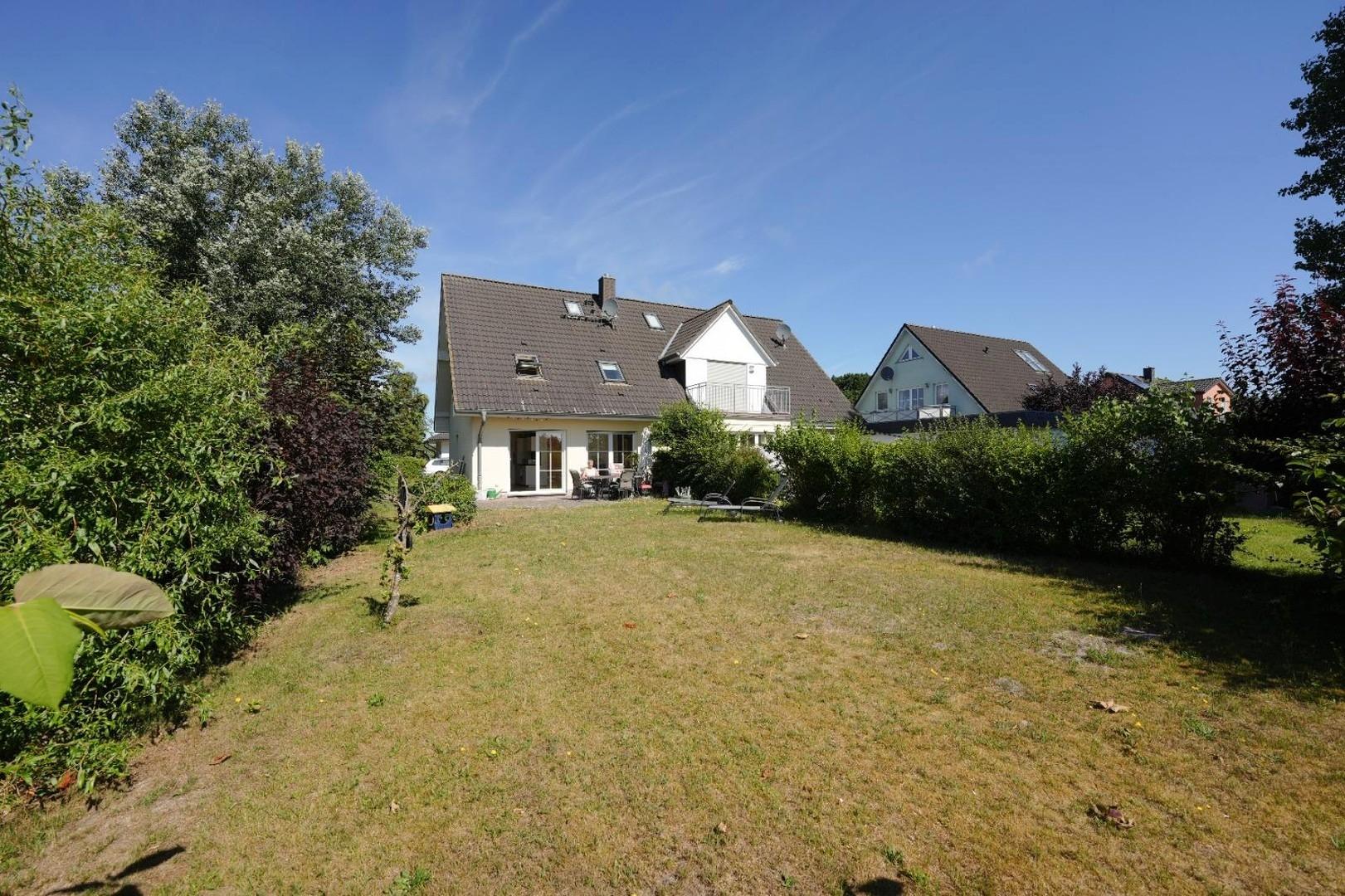 Blick zur Rückseite des Hauses