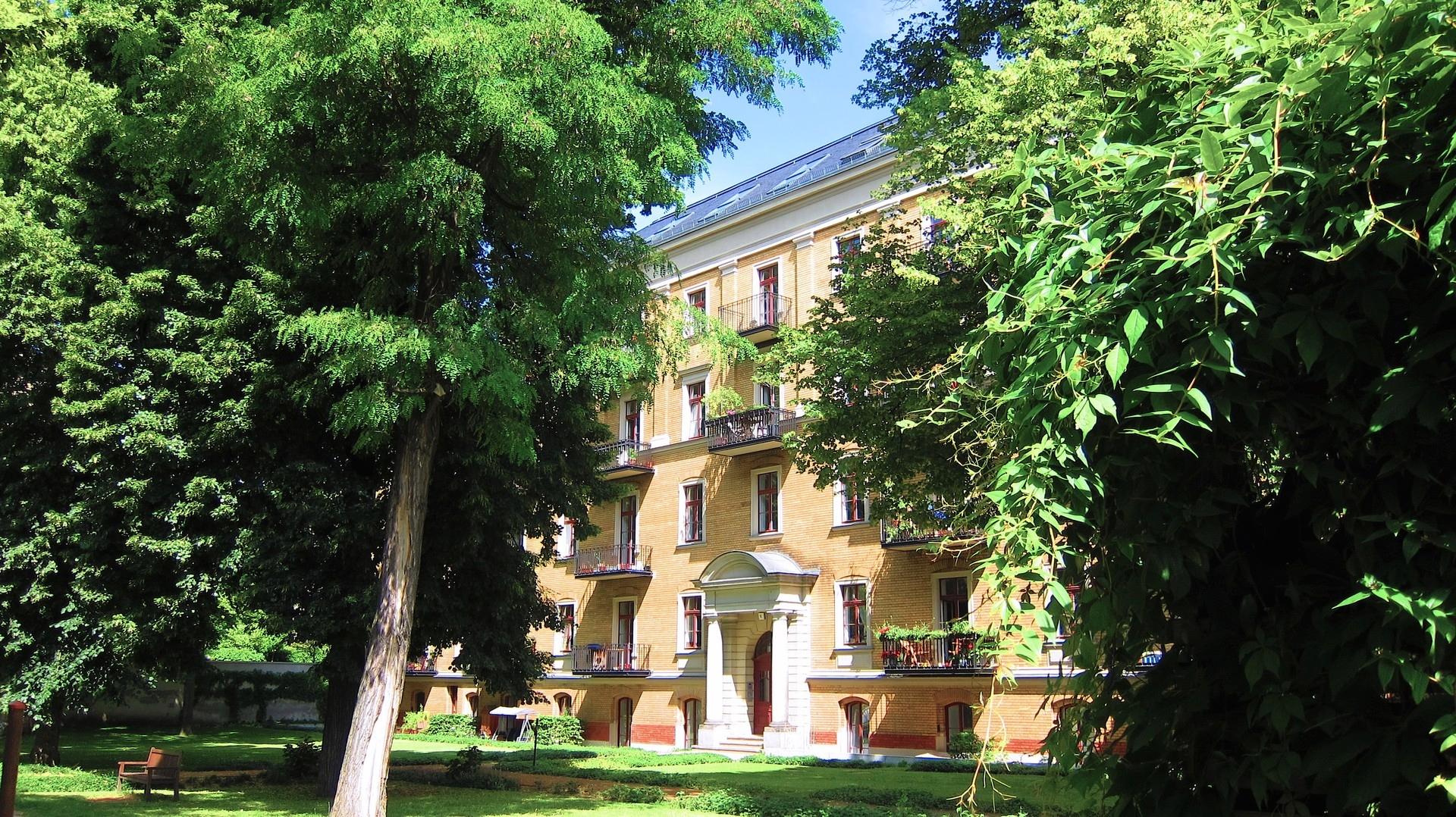 Eingang zum Gartenhaus