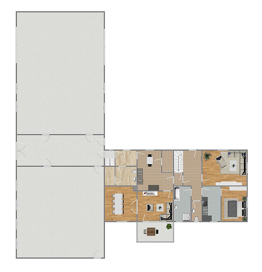 Grundriss Erdgeschoss (nicht maßstabsgetreu)