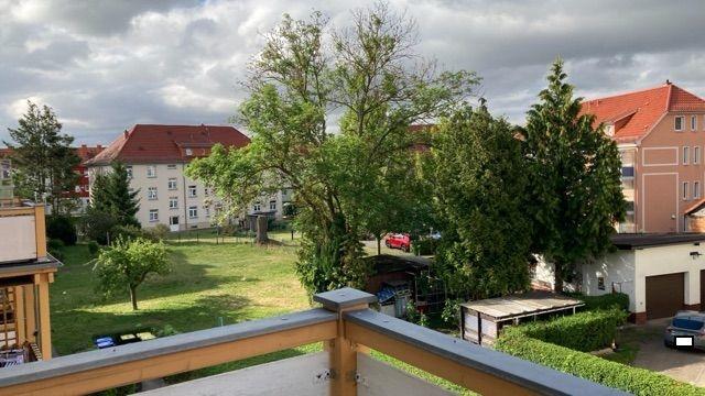 Blick vom Balkon