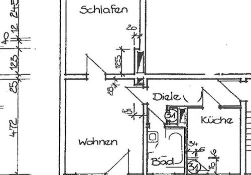 Grundrissskizze