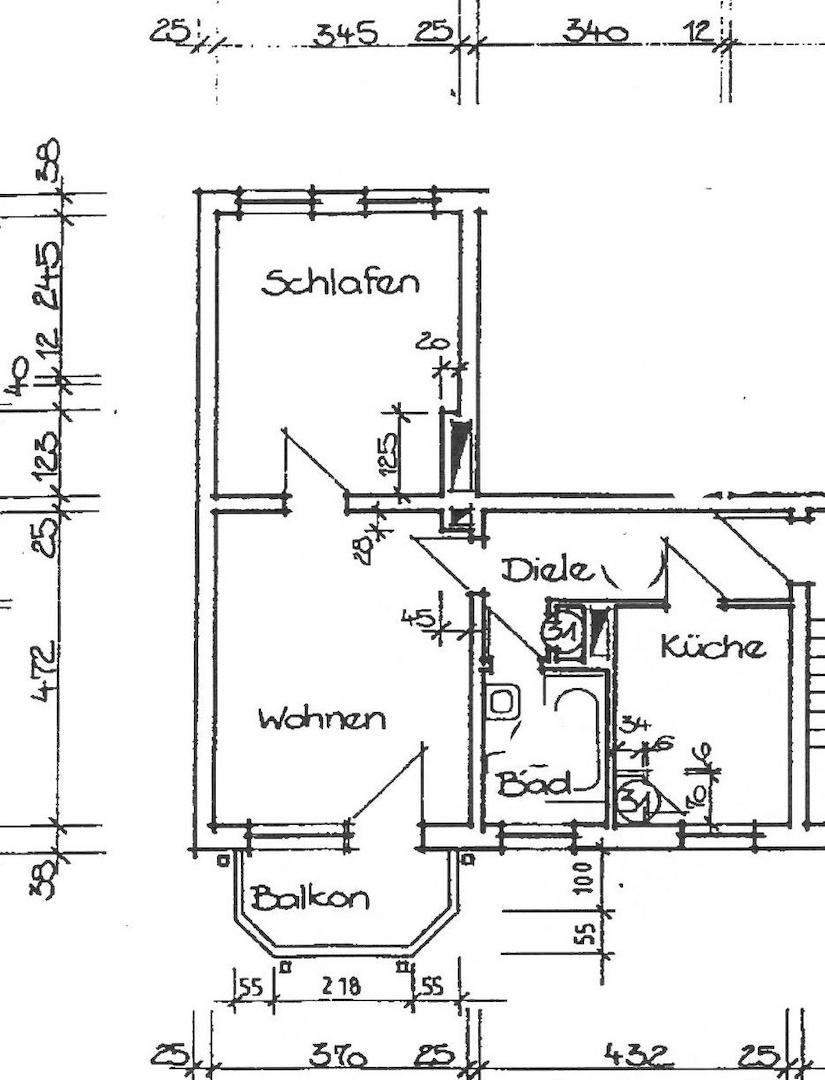 Grundrissskizze