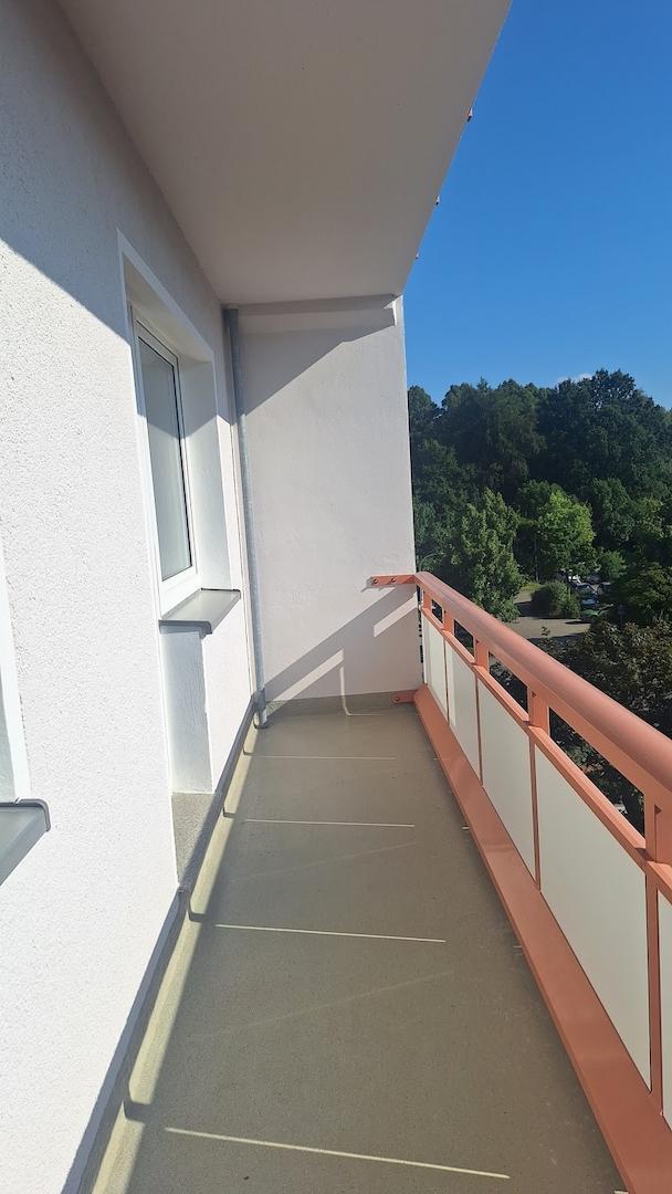 Blick vom Balkon
