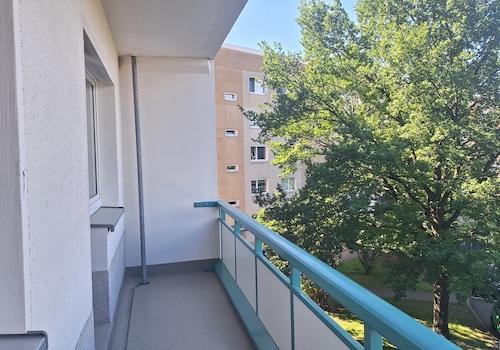 Blick vom Balkon