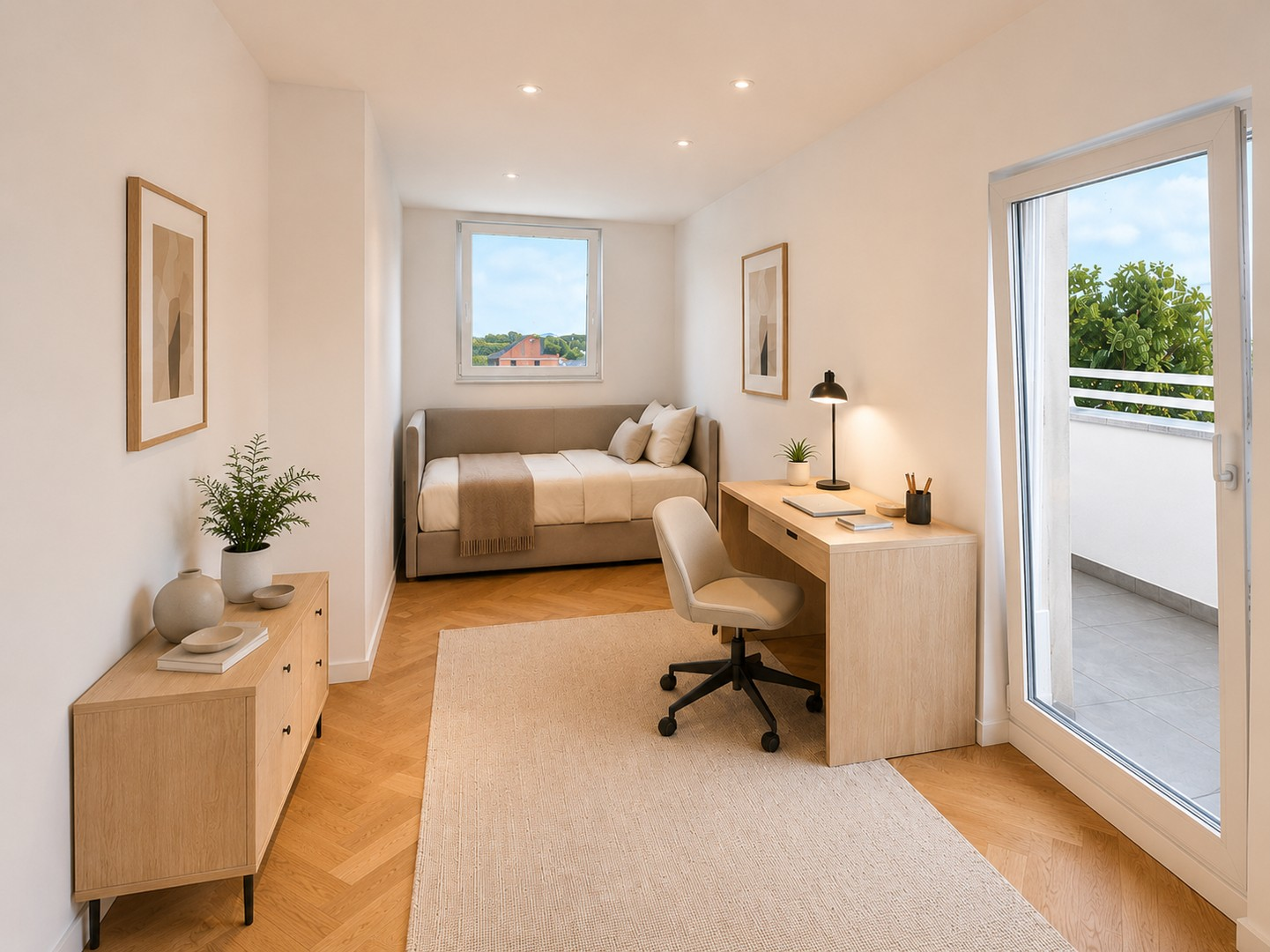 Zimmer / Büro (KI-möbliert)