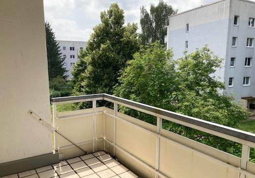 Blick vom Balkon