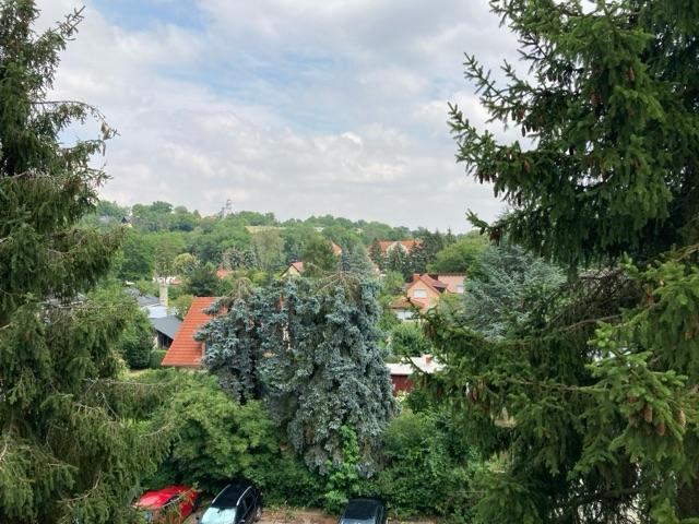 Blick aus dem Schlafzimmer