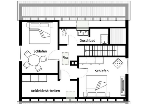 Grundriss - Dachgeschoss