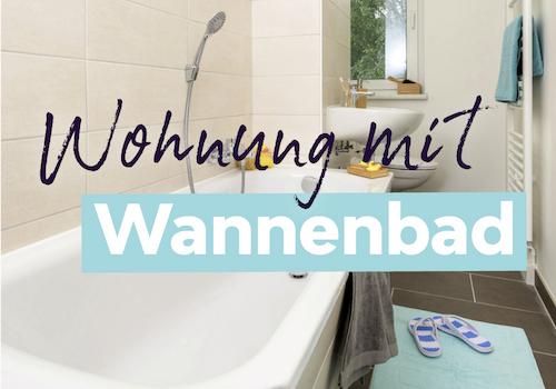 Einziehen in eine Wohnung mit Wannenbad